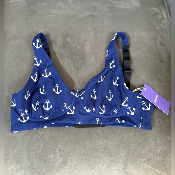 MeUndies Other - MeUndies UltraModal™ FeelFree Longline Bralette Anchors Away. Size S.